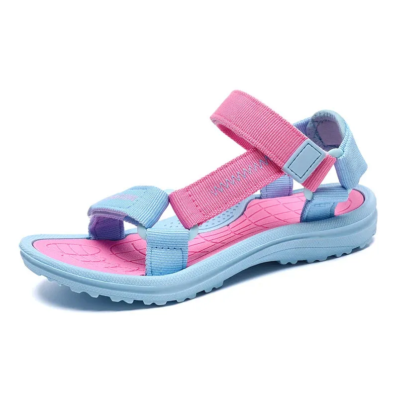 New Summer Girls Sandals Breathable Children Shoe Outdoor Non Slip Open Toe Beach Sandals