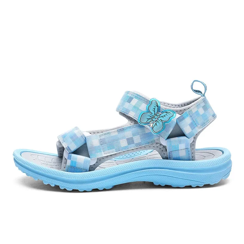 New Summer Girls Sandals Breathable Children Shoe Outdoor Non Slip Open Toe Beach Sandals