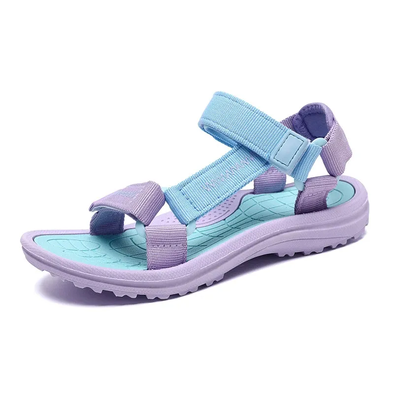 New Summer Girls Sandals Breathable Children Shoe Outdoor Non Slip Open Toe Beach Sandals