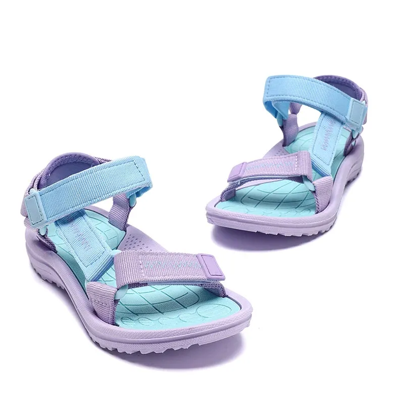 New Summer Girls Sandals Breathable Children Shoe Outdoor Non Slip Open Toe Beach Sandals
