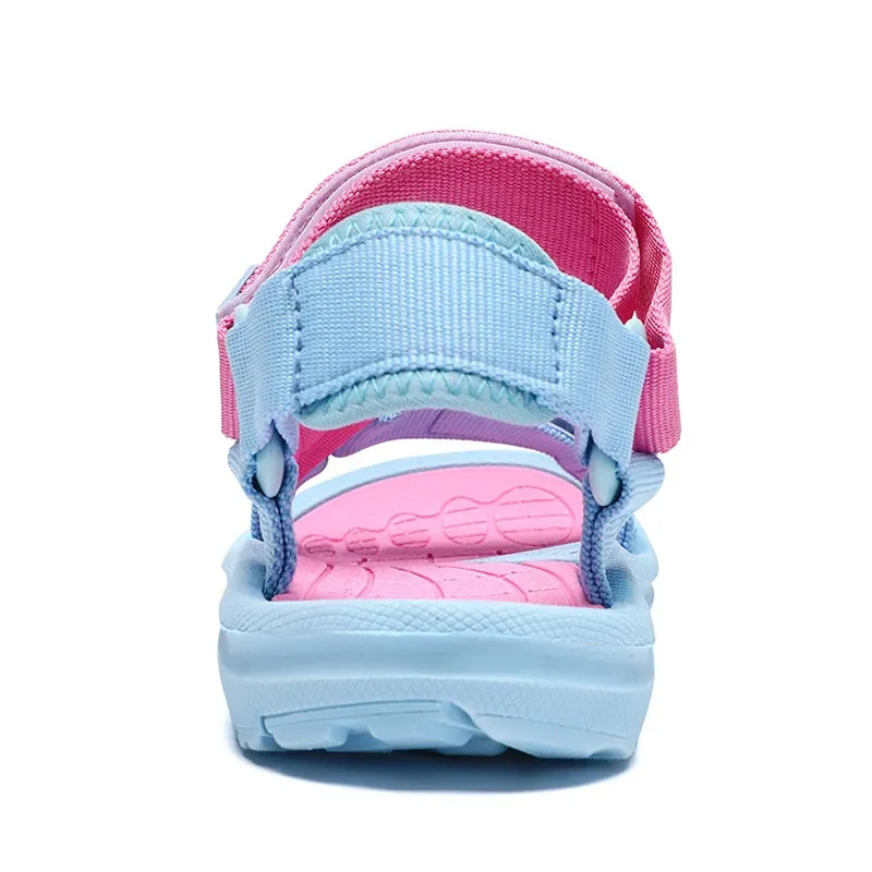 New Summer Girls Sandals Breathable Children Shoe Outdoor Non Slip Open Toe Beach Sandals