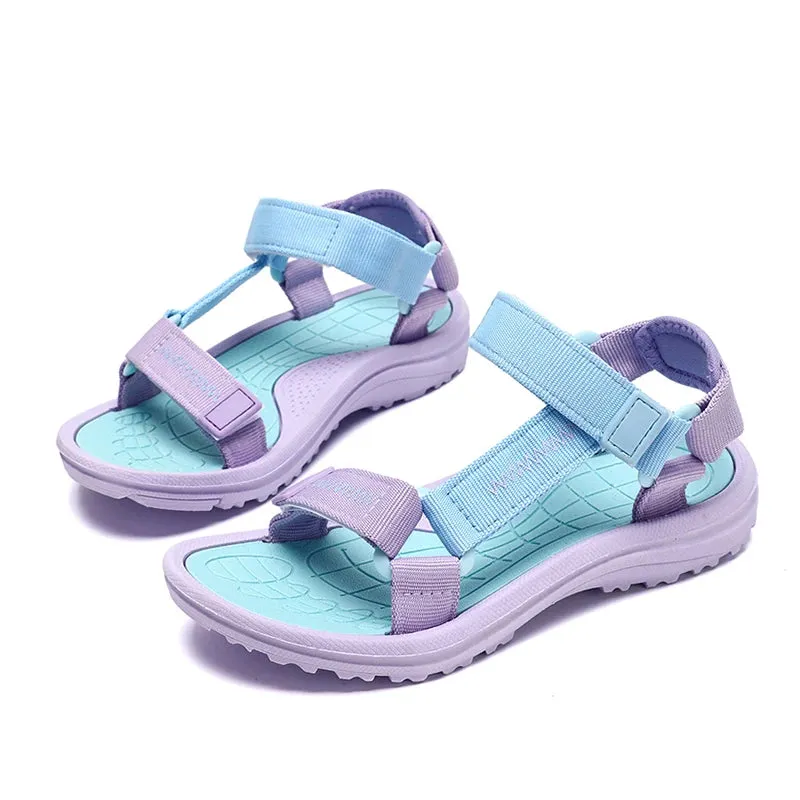 New Summer Girls Sandals Breathable Children Shoe Outdoor Non Slip Open Toe Beach Sandals