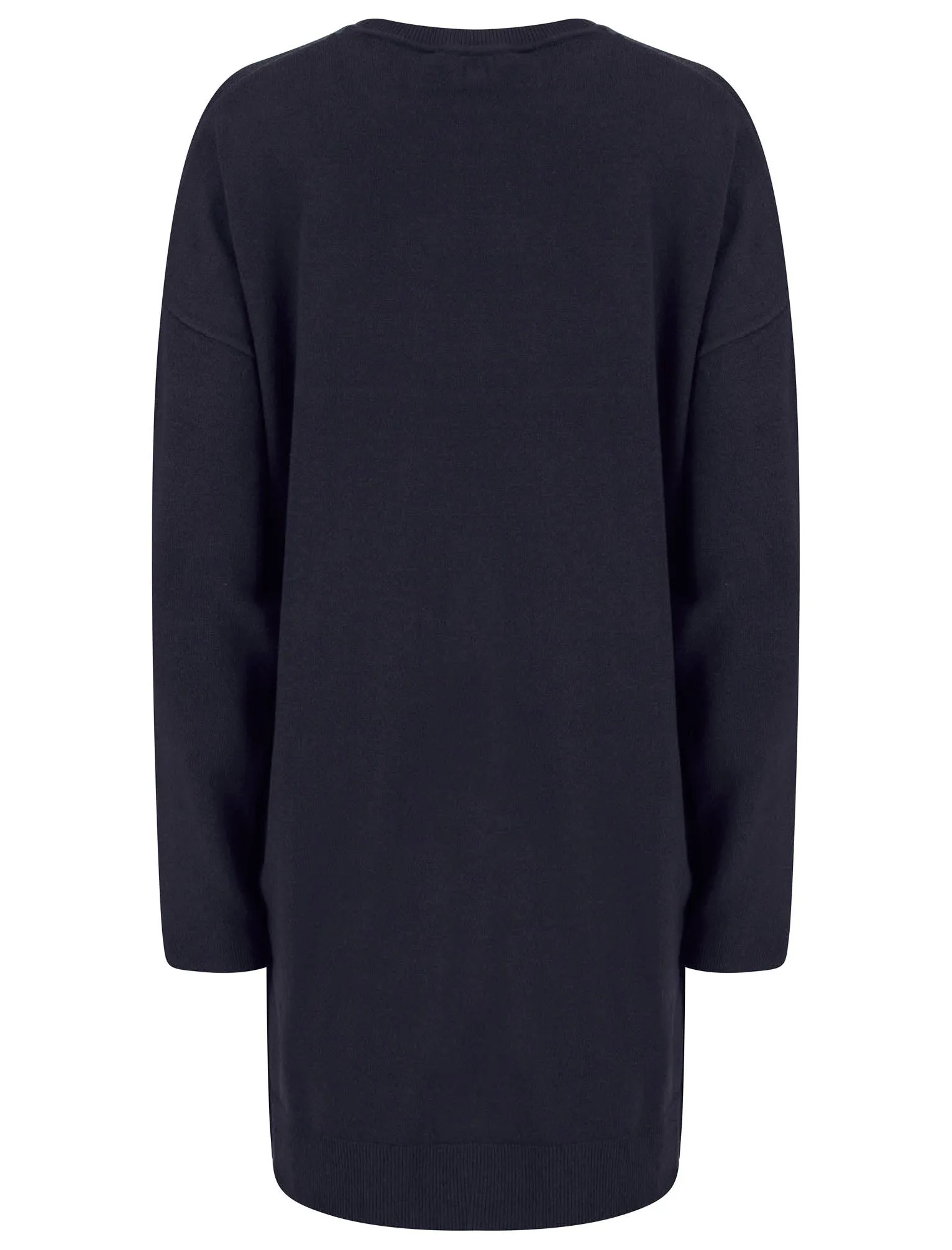Ninette 2 Pc Jersey Knit Top / Pants Lounge Set in Navy - Amara Reya