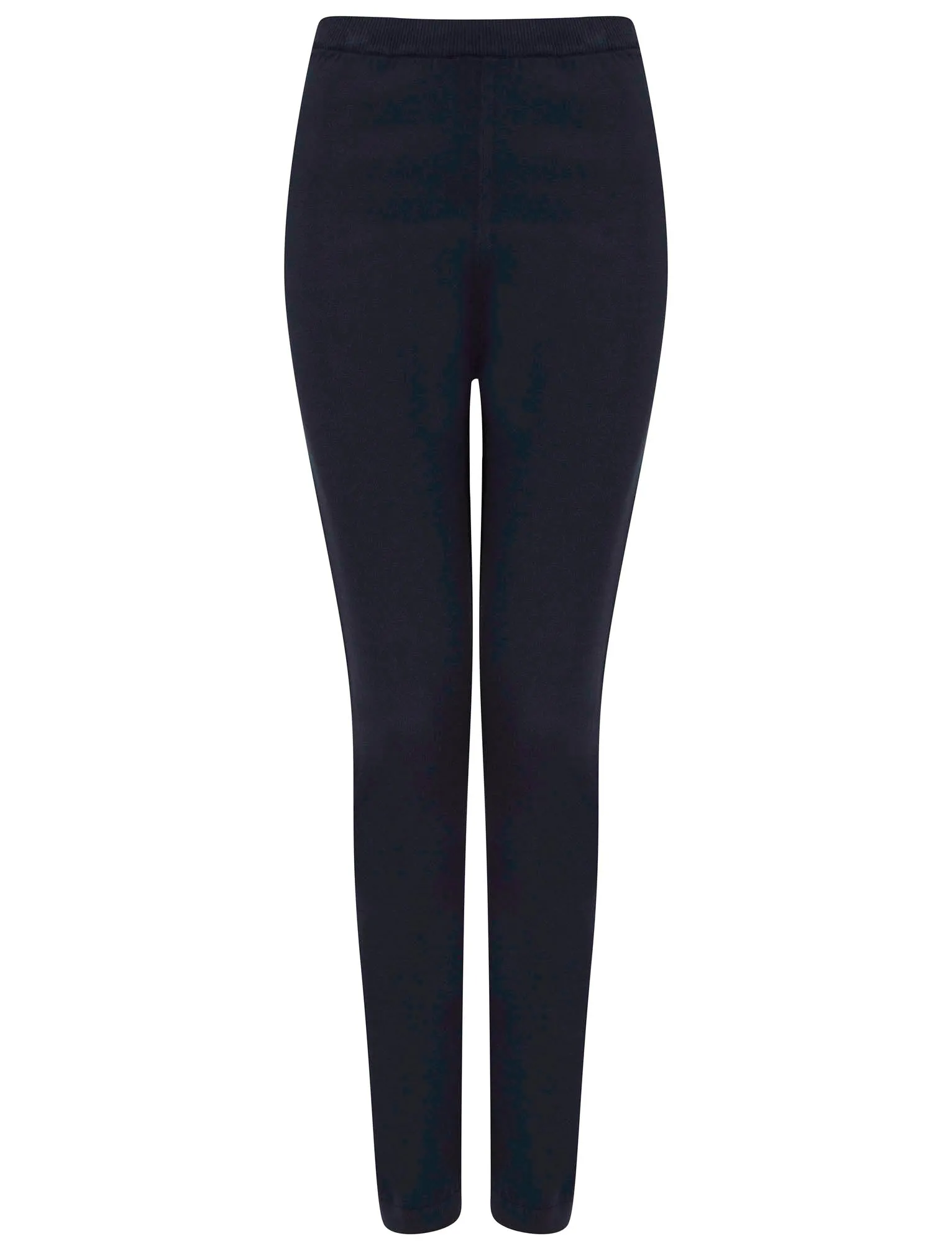 Ninette 2 Pc Jersey Knit Top / Pants Lounge Set in Navy - Amara Reya