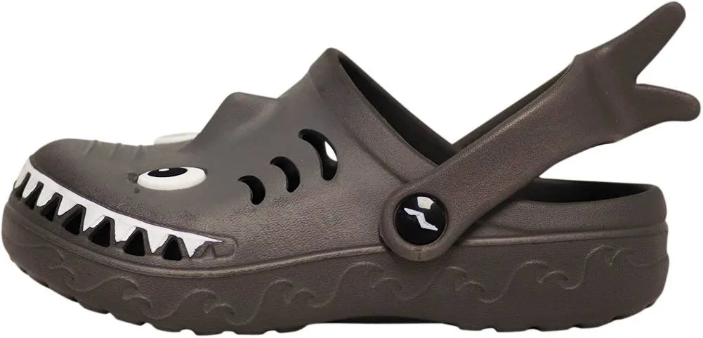 Norty TODDLER BOY 6-11 CLOG SHARK GREY