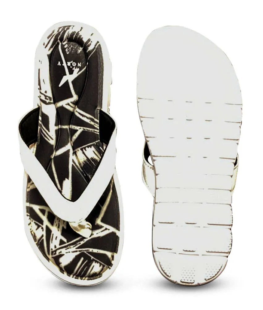 Norty WOMEN'S 6-11 MEMORY FOAM SANDAL BLACK WHITE