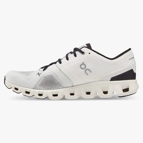 On Cloud Men's Cloud X3 Running Shoes- Ivory/Black