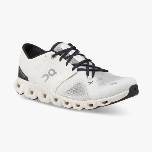 On Cloud Men's Cloud X3 Running Shoes- Ivory/Black