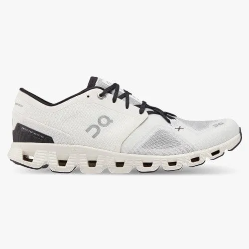 On Cloud Men's Cloud X3 Running Shoes- Ivory/Black