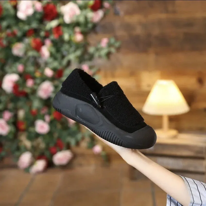 Owlkay Women's Warm and Comfortable Slip-On Loafers