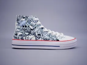 Sanji High Top Canvas Sneakers - One Piece