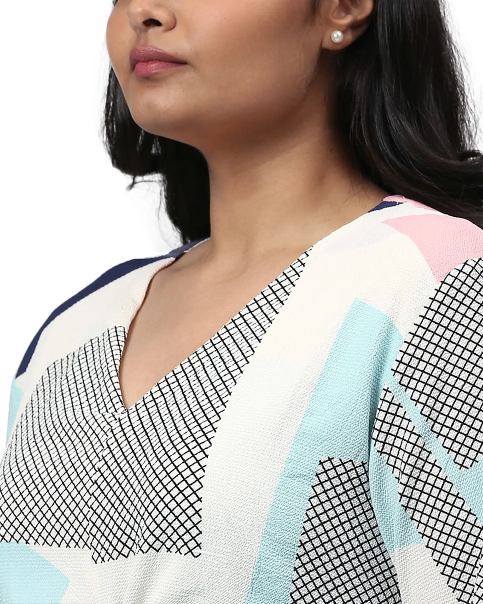 Self Design Stylish Casual Dresses | White