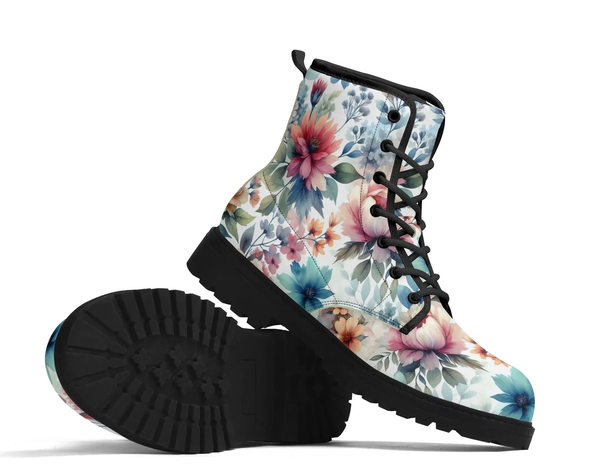 Spring Garden Leather Boots