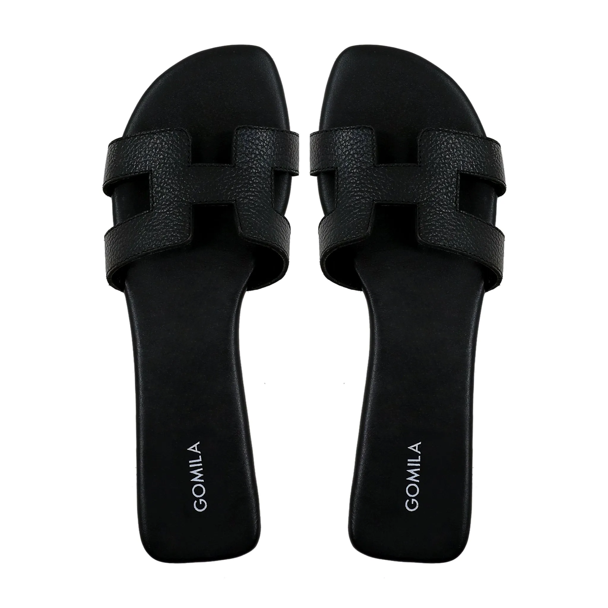 Stephanie - Women's Black Slipper