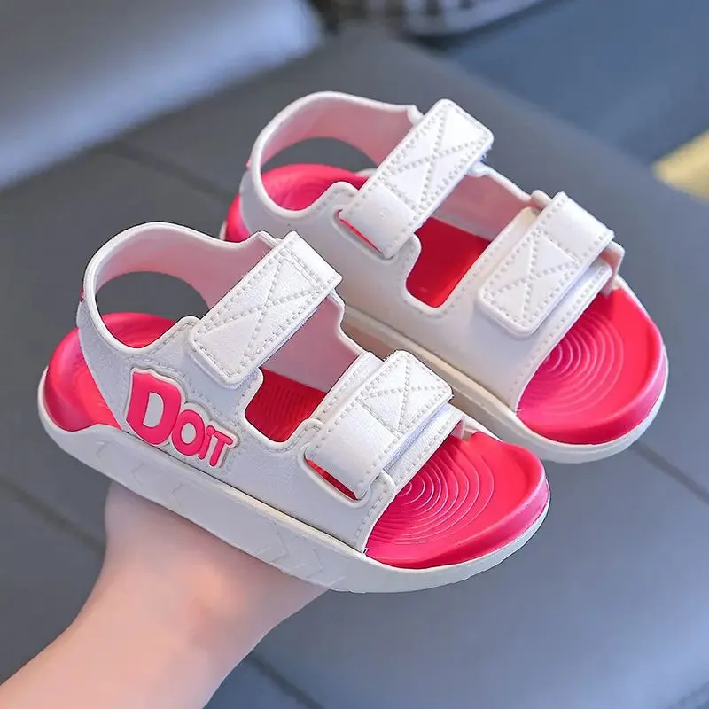 Summer Kids Sandals Baby Boys Shoes Girls Breathable Soft Sole Non-slip Rubber Boys Girls Sandals Toddler Children's Shoes