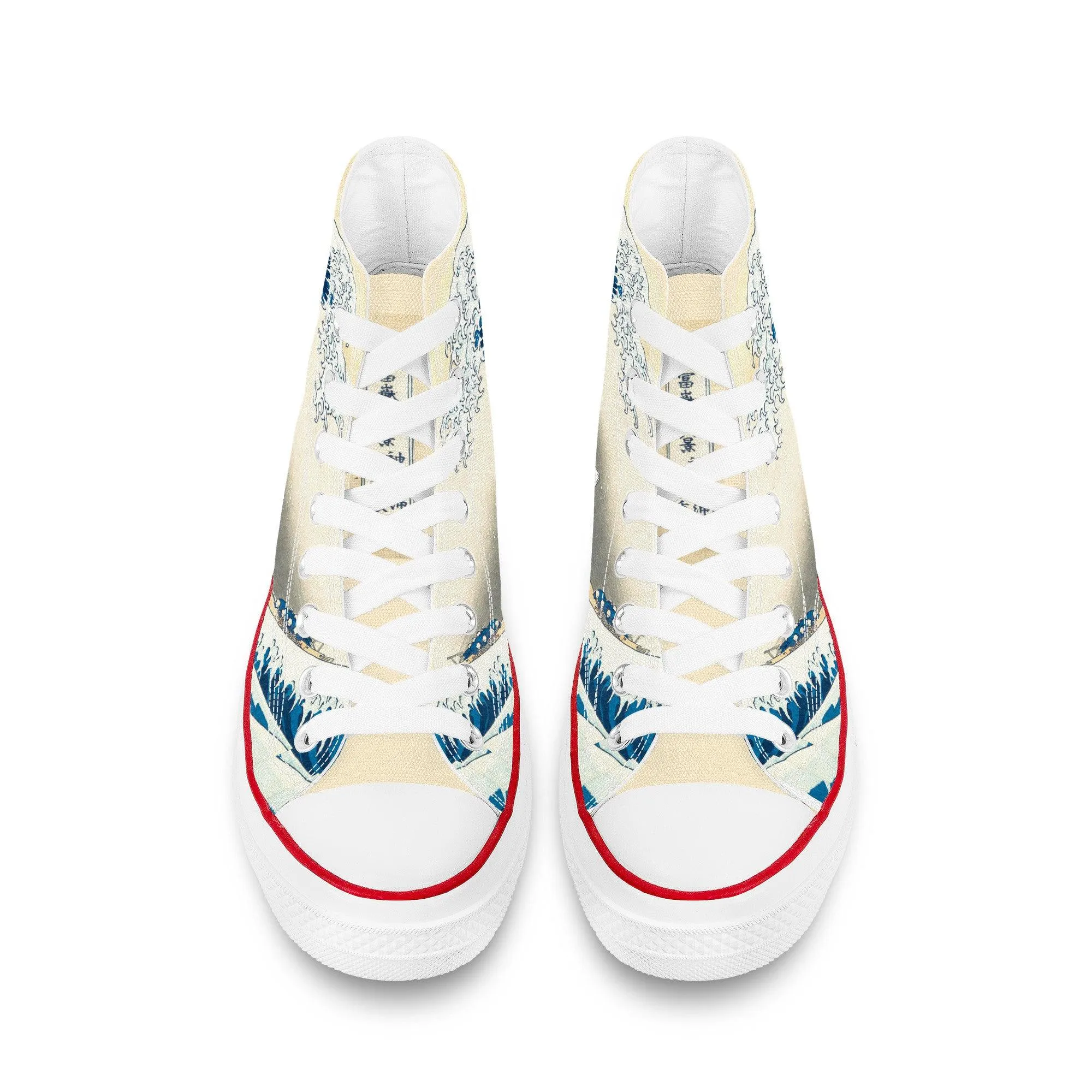The Great Wave High Top Sneakers