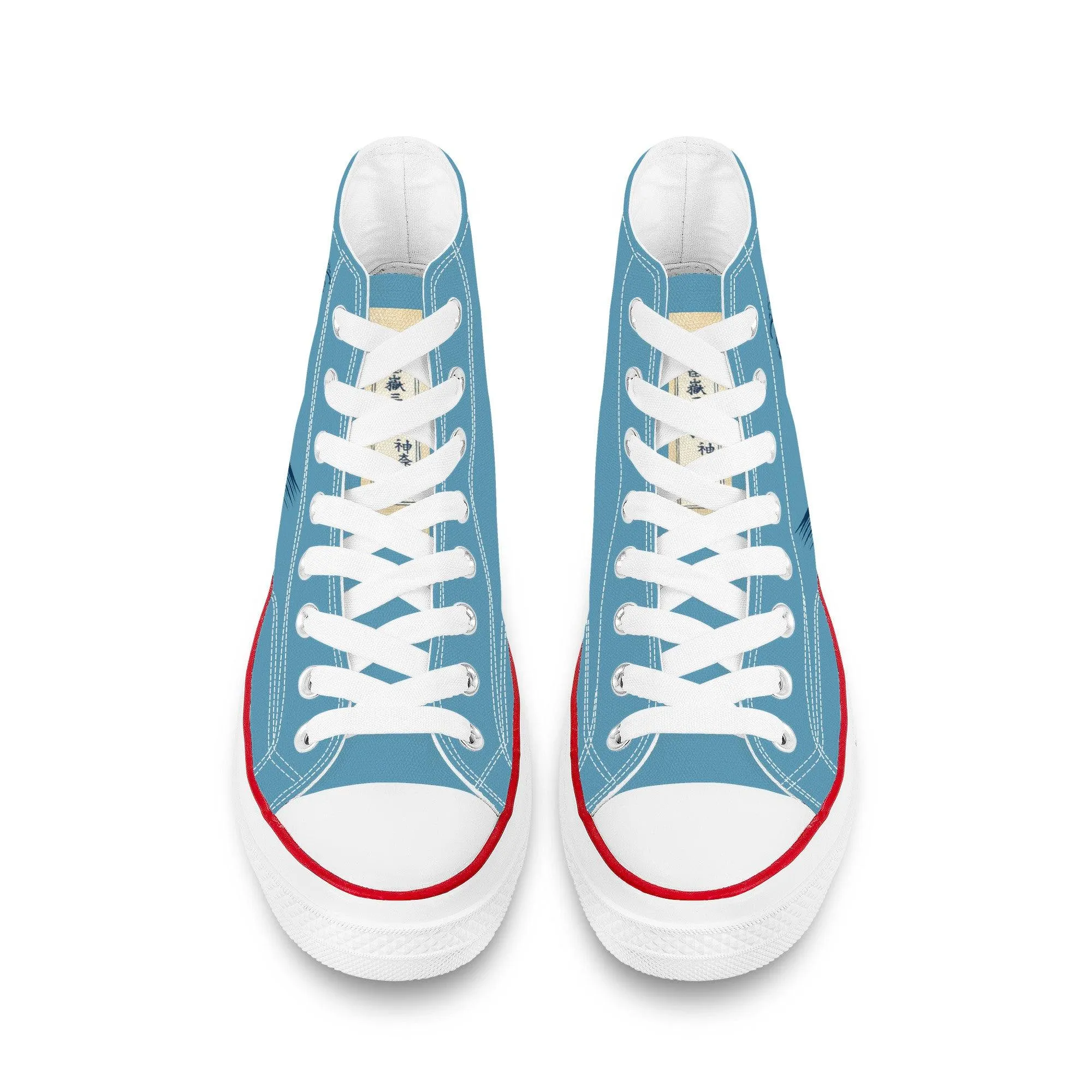 The Great Wave High Top Sneakers