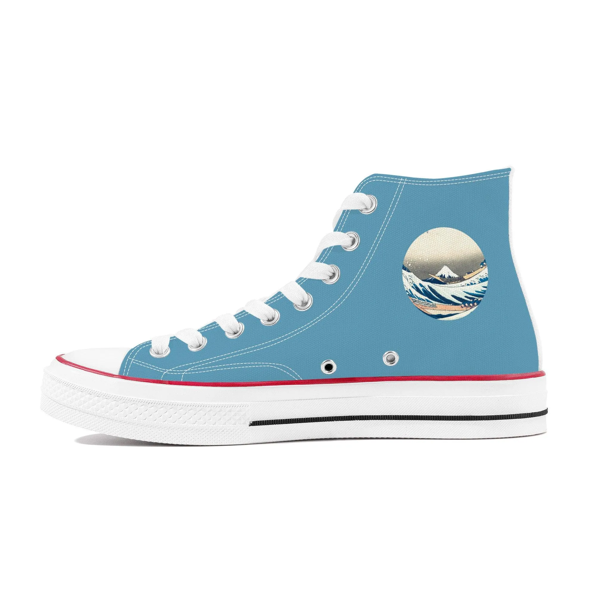 The Great Wave High Top Sneakers