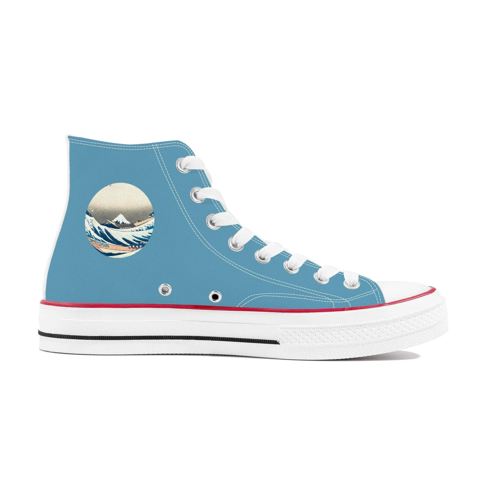 The Great Wave High Top Sneakers