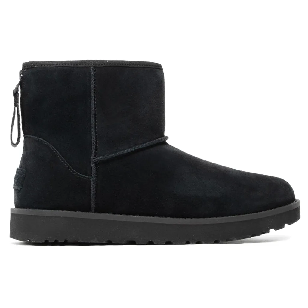 Ugg Classic Mini Logo Zip Sheepskin Women's Winter Boots