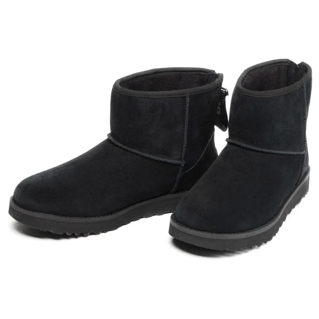 Ugg Classic Mini Logo Zip Sheepskin Women's Winter Boots