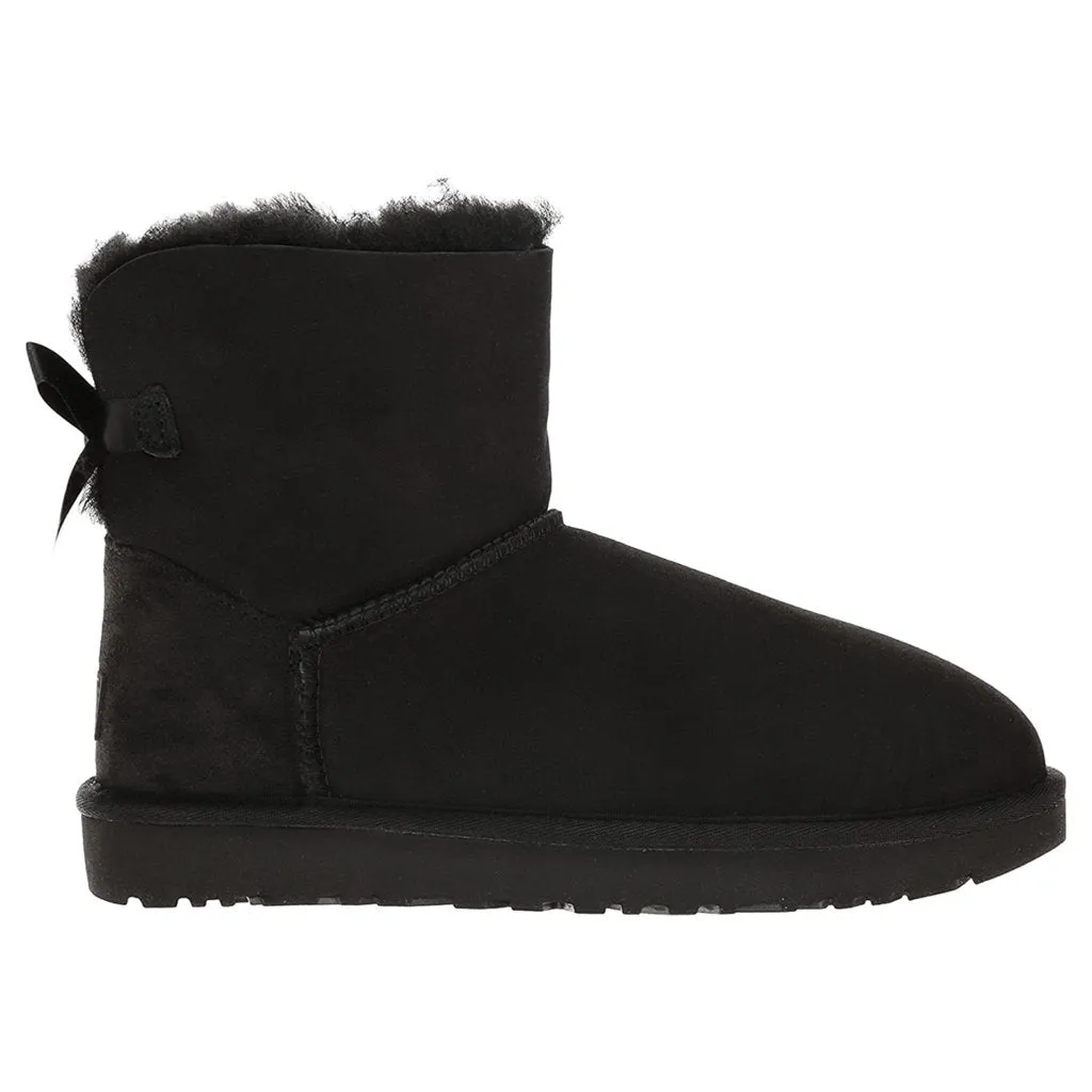 Ugg Mini Bailey Bow II Suede Sheepskin Women's Winter Boots