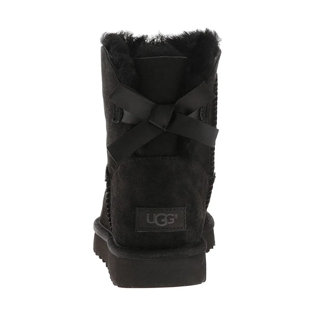 Ugg Mini Bailey Bow II Suede Sheepskin Women's Winter Boots