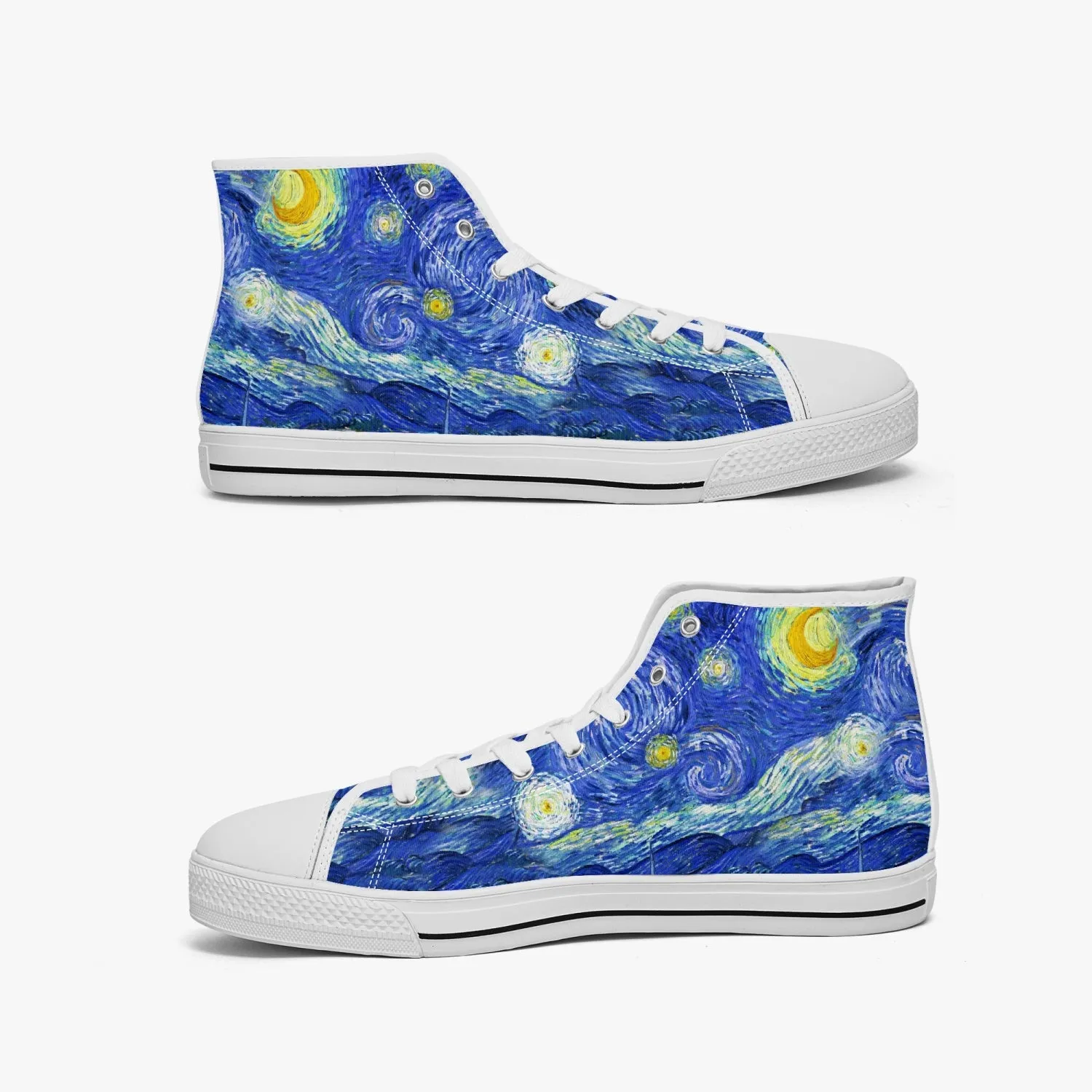 Van Gogh Starry Night High Top Sneakers (JPVGST1)