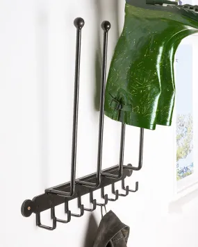 Wall Mounted Two Pair Wellington Boot Rack