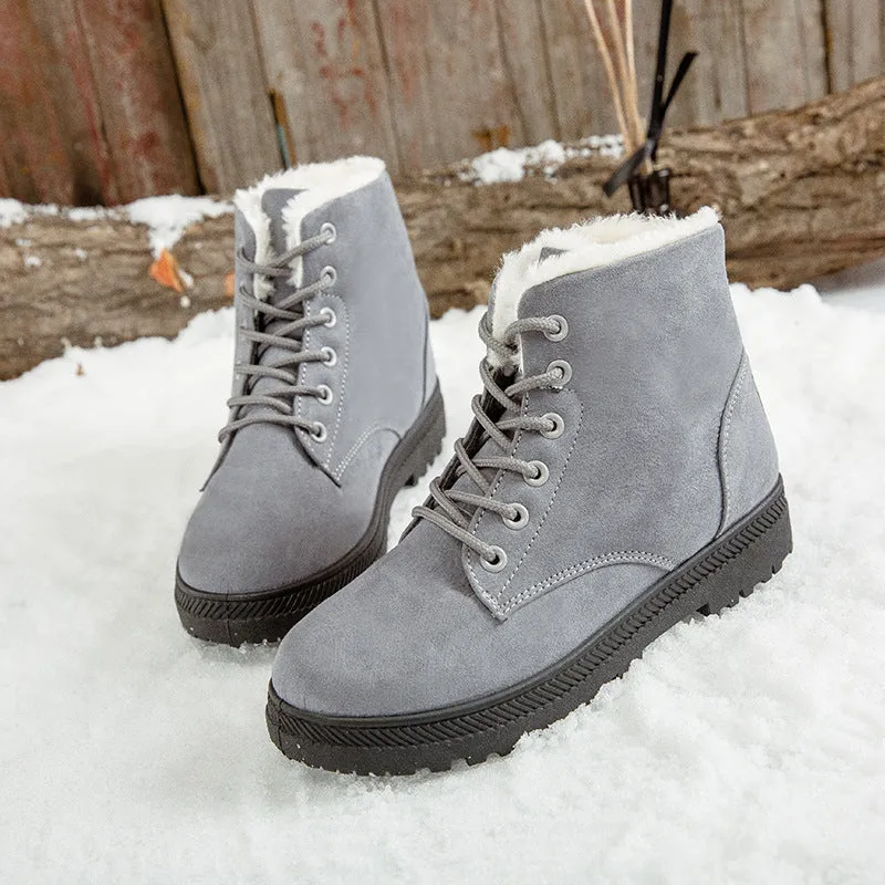 Women's Fur Lined Winter Ankle Boots
