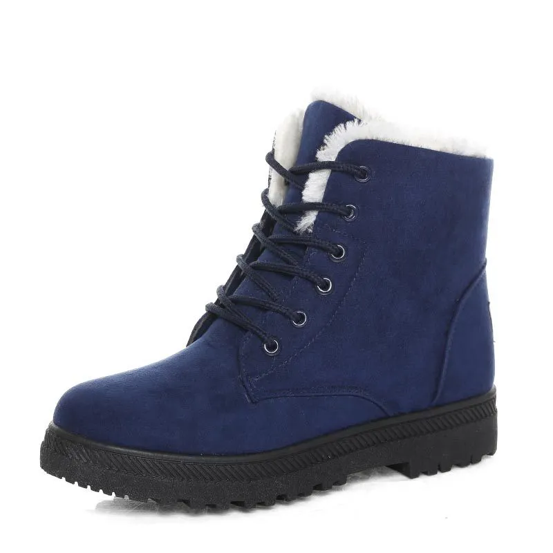 Women's Fur Lined Winter Ankle Boots