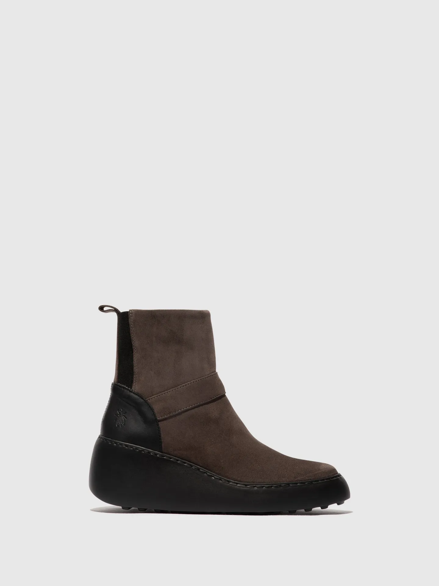 Zip Up Ankle Boots DOXE604FLY ANTHRACITE/BLACK
